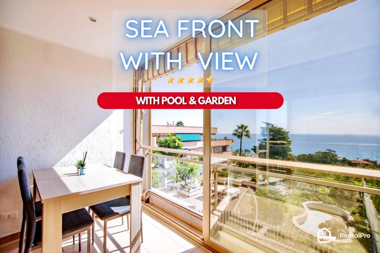 Apartamento Free Parking-Sea View, With Pool & Garden San Remo Exterior foto