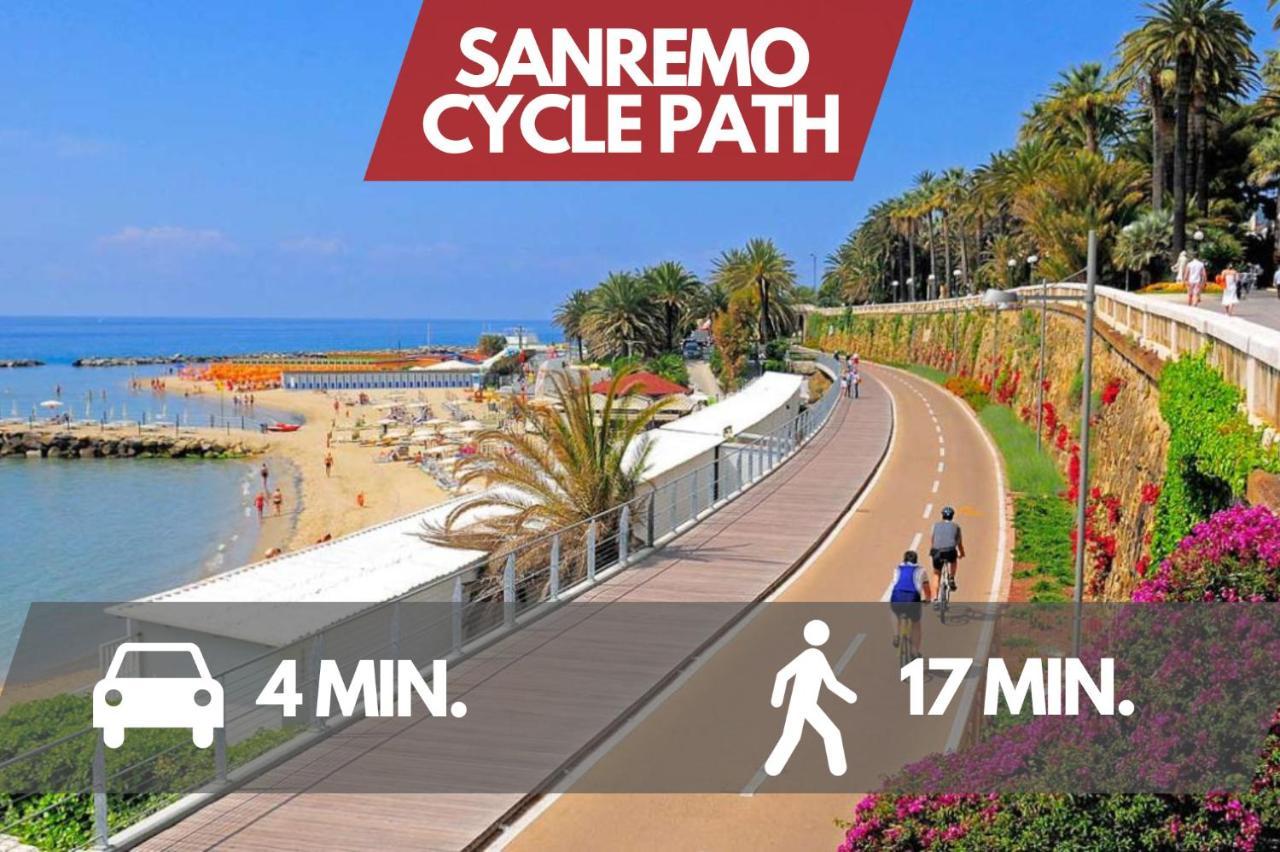 Apartamento Free Parking-Sea View, With Pool & Garden San Remo Exterior foto